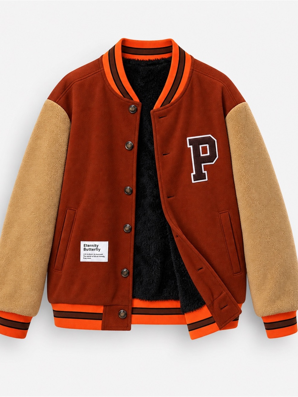 Eternity Butterfly Varsity Jacket
